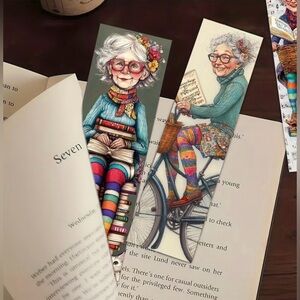 Brand New 32pcs, Whimsical Grandmas Themed Bookmarks